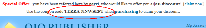 OIOpublisher referred by gerri OIOpublisher referred by gerri