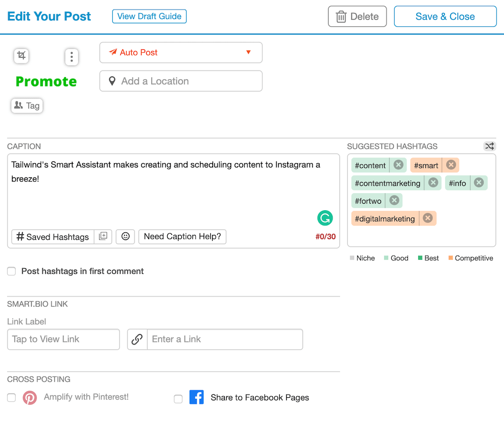 Tailwind Instagram Smart Assistant